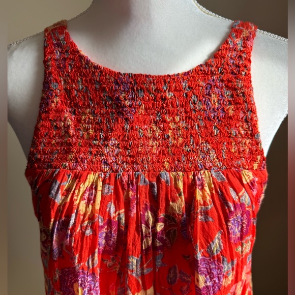 Free People Red Oh Baby Tunic Dress in Excellent Condition - Picture 5 of 10